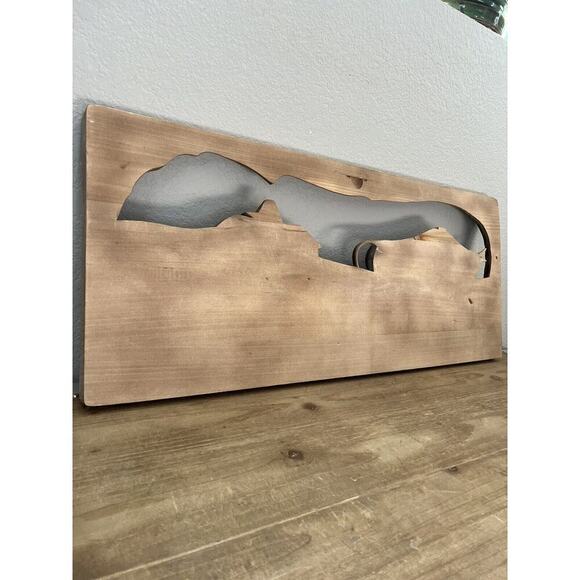 FARMER Folk Art Wooden Wall Decor - Alder Wood Hand Carved Tree - Ukrainian Farm - Picture 7 of 9